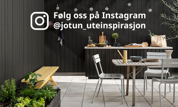 Følg Jotun Uteinspirasjon på Instagram
